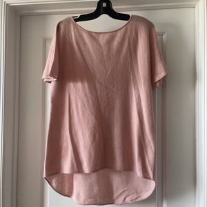 100%cashmere open back top